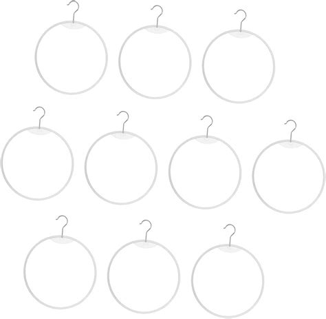 YARNOW 10 piezas de colgador de bikini redondo blanco trajes de baño para mujer perchero de ropa