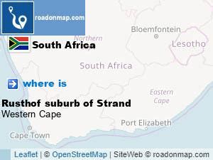 Where is Rusthof suburb of Strand City of Cape Town, Western Cape South ...