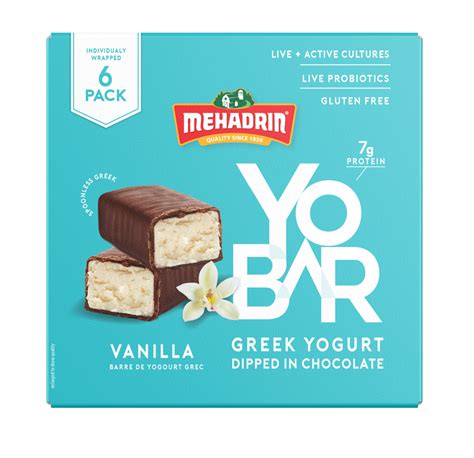 Vanilla Yo Bar Pack Oz Mehadrin Dairy