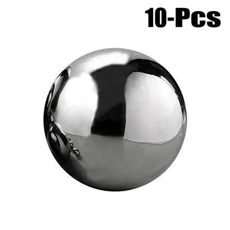 Fansport 10PCS Steel Balls Polished Solid Stainless Steel Bearing Balls