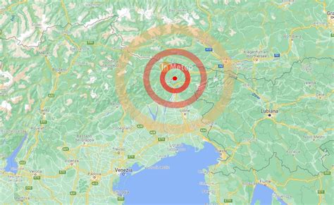 Friuli Scossa Di Terremoto E Boati Nella Notte Trema L Udinese