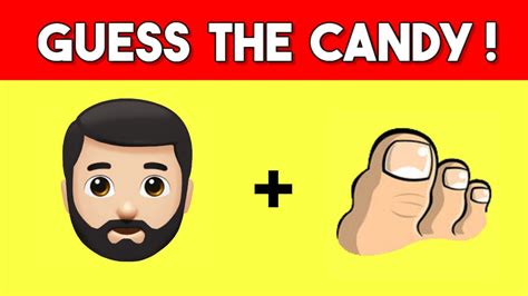 Can You Guess The Candy Chocolate From Emojis Emoji Fun Guessing