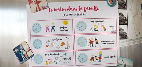 La Routine Du Matin Free Printable Minireyve