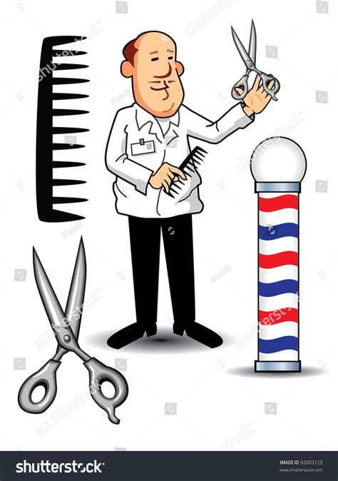 Barber Shop Items Stock Vector Royalty Free 92003123 Shutterstock