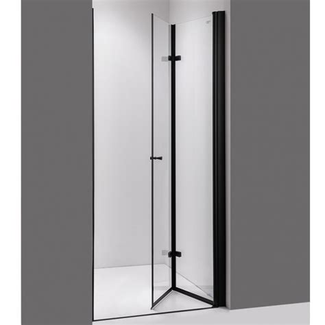 Shower Door Folding SH01B Black 900mm