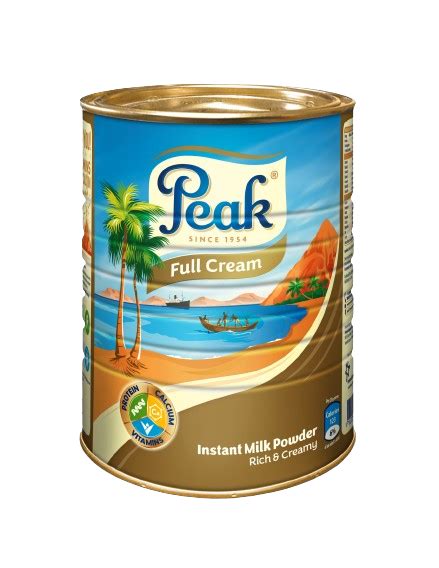 Peak Full Cream Milk Powder Tin Peakmilk