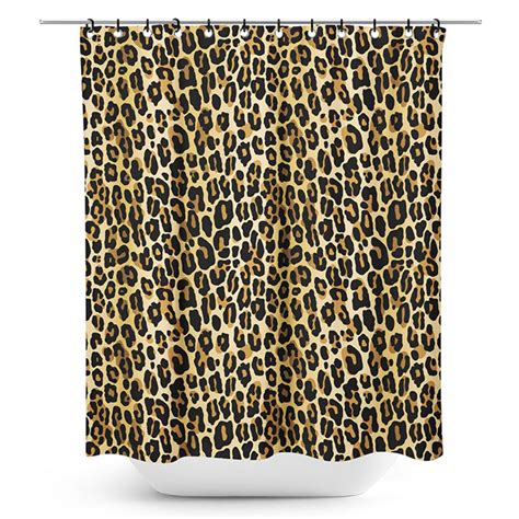 Leopard Shower Curtain By Sourpuss