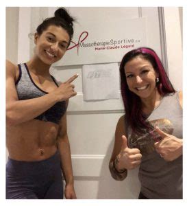Lauralie Chapados athlète fitness bikini IFBB Pro championne internationale Massothérapie