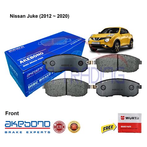 Genuine Akebono Front Brake Pads For Nissan Juke F With