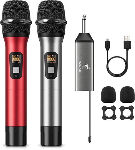 Amazon TONOR Wireless Microphone Metal Cordless Mic With