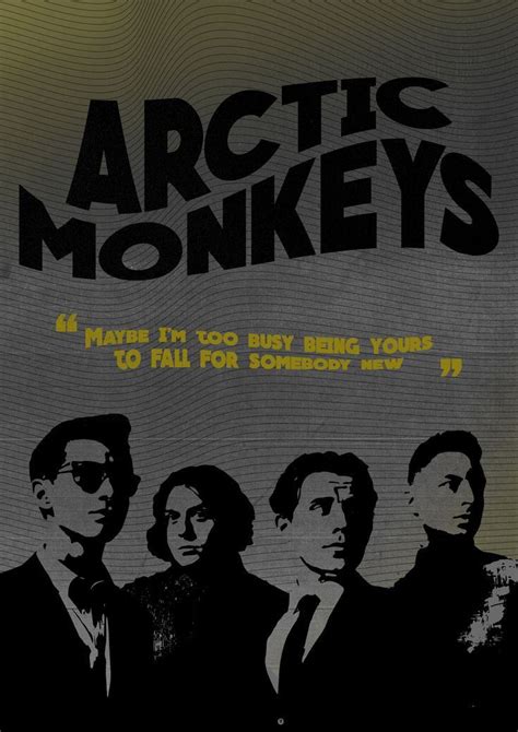 A R T I C M O N K E Y S Arctic Monkeys Music Poster Music Poster Design