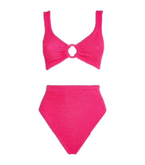 Womens Hunza G Pink Nadine Bikini Harrods Uk