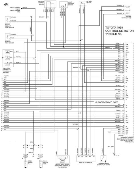 Toyota 1998 Diagramas Esquemas Graphics Vehiculos Motores