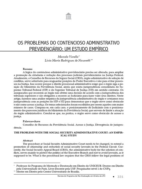 Sobre O Processo Administrativo Previdenciário Pap Marque A Opção Incorreta
