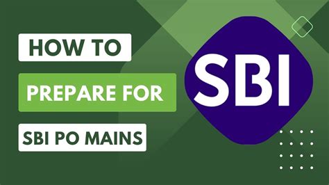 How And Where To Prepare For SBI PO MAINS Sbi Ibps Bank Banking