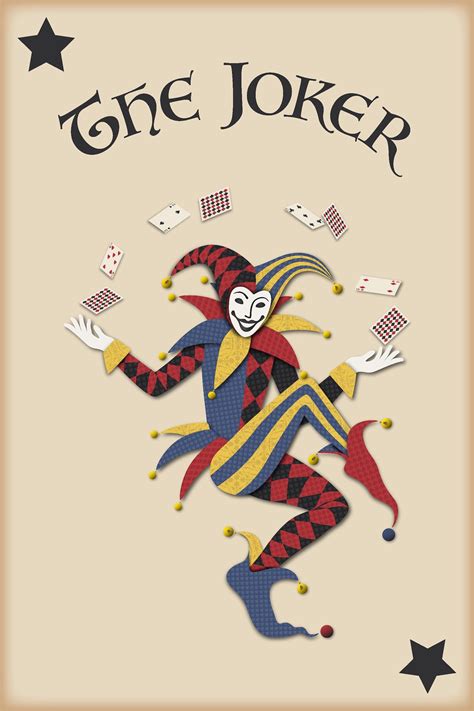 Playing Card Wall Art Playing Card Print Man Cave Decor The Joker Etsy