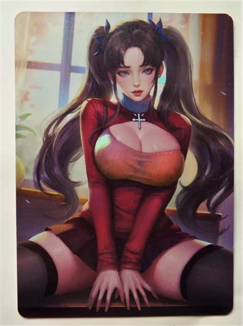 CARTE SEXY GIRL WAIFU BEAUTY MANGA MINT HOLO GAME Fate Stay Night