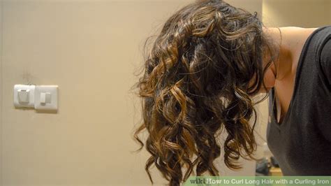 how to curling iron long hair