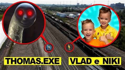 MEU DRONE FLAGRA O TREM THOMAS EXE VLAD E NIKI APRONTA A GENTE