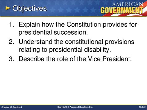 Chapter 13 The Presidency Section 2 Ppt Download