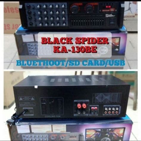 Power Amplifier Black Spider KA 130BE Ampli Black Spider KA 130BE