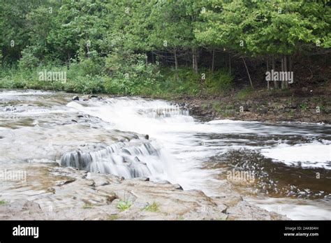 Ocqueoc Falls Michigan Stock Photo Alamy