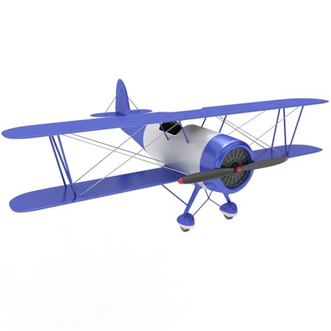 3D Model Biplane V2 - TurboSquid 1992854