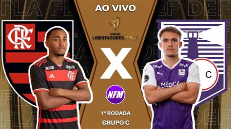 FLAMENGO X DEFENSOR URU LIBERTADORES SUB 20 AO VIVO IMAGENS DO