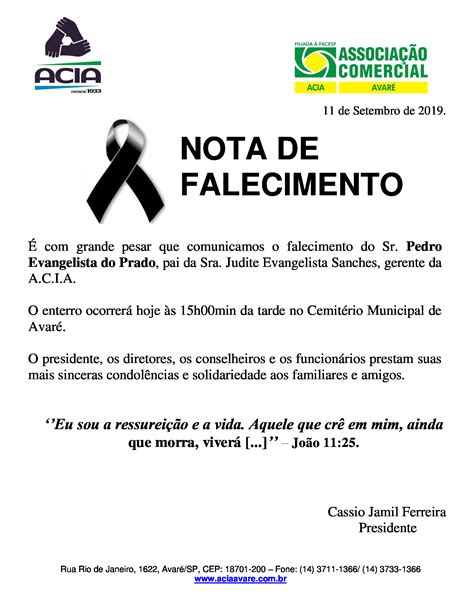 Memorial Bauru Nota De Falecimento - Memorial Bauru Nota De Falecimento - RETOEDU