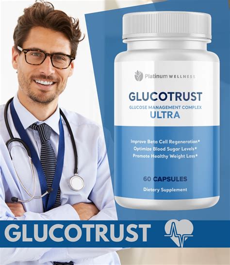 Pack Glucotrust Ultra Blood Sugar Support Supplement Capsules