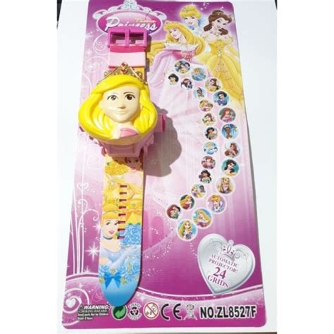 Jual Jam Tangan Proyeksi Kepala Besar Motif Disnesy Princess - princess ...