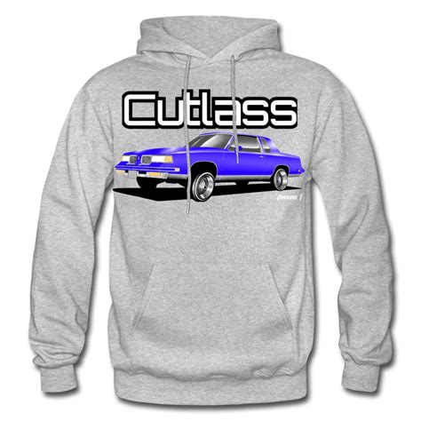 Oldsmobile Cutlass Lowrider Blue Hoodie In Stock Fast Ship