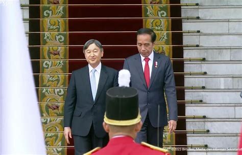 Jokowi Terima Kaisar Jepang Naruhito Dan Permaisuri Masako Di Istana Bogor