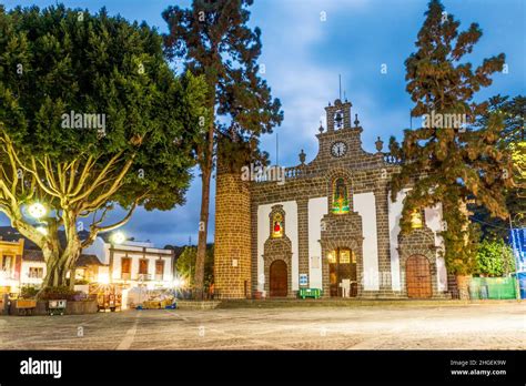 Historic Downtown With A Church In Teror Gran Canaria Canary Islands