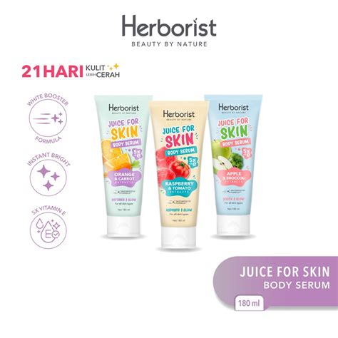 Jual Herborist Juice For Skin Body Serum 180 ML Shopee Indonesia