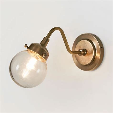 Beacon Outdoor Wall Light Antique Brass IP54 - ELPIM31197AB