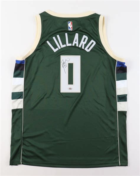 Damian Lillard Signed Bucks Jersey (PSA) | Pristine Auction