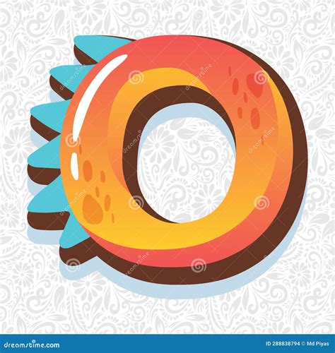 Alphabet Letter O Latter Art Alphabet Vector Font Vector Stock