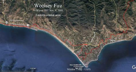 Woolsey Fire Burns To The Ocean As 200 000 Evacuate Wildfire Today