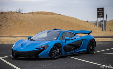 McLaren P1 Satin Cerulean Blue Pictures | DragTimes.com Drag Racing ...