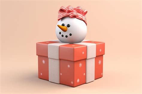 Premium AI Image Small Box With A Red Bow On It