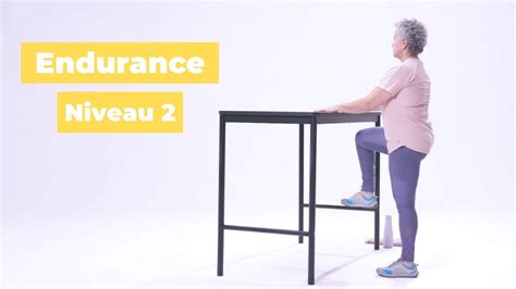 Endurance Exercices pour les aînés Niveau 2 de 4 YouTube