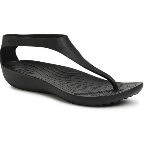 Szand L Crocs Serena Flip W Black Black Glami Hu