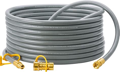 CALPOSE 40 Feet 3 8 Inch ID Natural Gas Grill Hose With Quick Connect