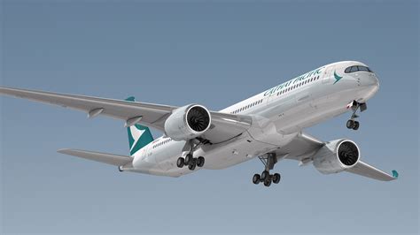 Airbus A350 900 Cathay Pacific 3d Model Turbosquid 1967096