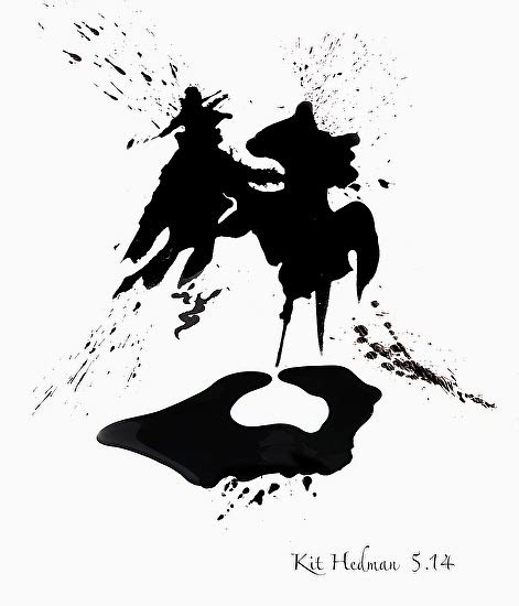 Illustrators International: Abstract Ink Art Painting ,Black and White ...