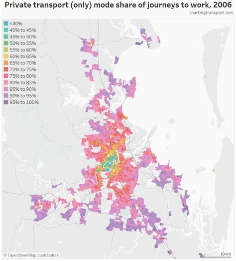 Greater Brisbane Area Map