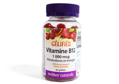 Webber Naturals Vitamin B12 Gummies 1000 Mcg Exp 1 01 2026 Ebay