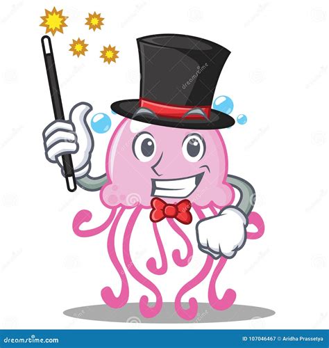 Magician Cute Cloud Character Cartoon Cartoondealer