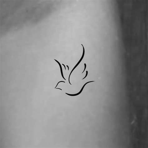 Dove Temporary Tattoo Etsy